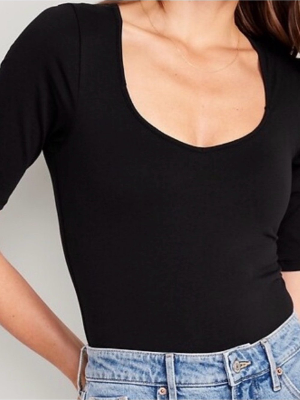 Old Navy Women's Bodysuits - Black, Pink, Cream